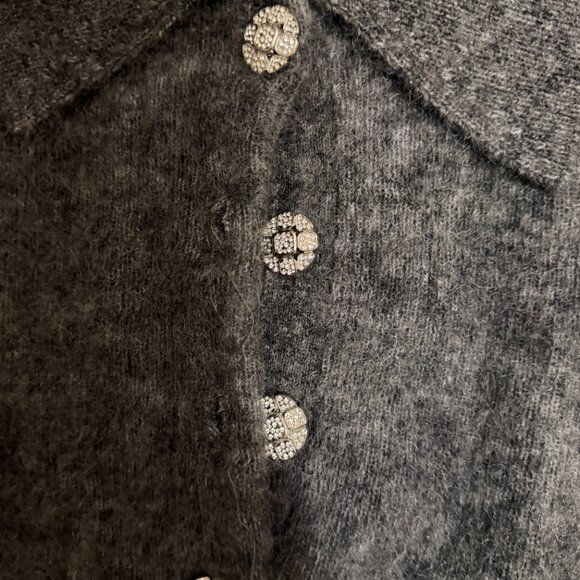 H&M Mohair-Blend Sweater with Collar - Picture 9 of 10